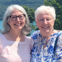 Rev Brigid and her mom Sally